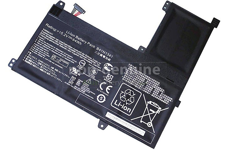 4 cells 15.2V 64Wh battery for Asus B41N1341 4 cells 15.2V 64Wh battery for Asus B41N1341