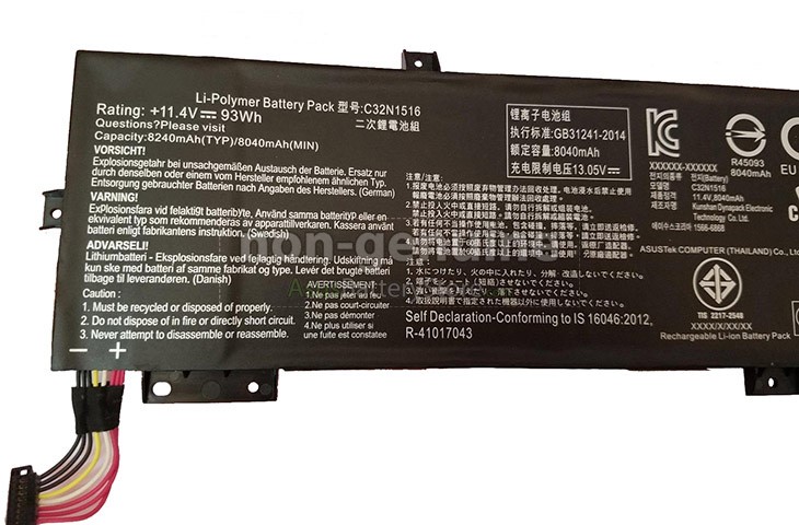battery for Asus Rog G701VIK battery for Asus Rog G701VIK