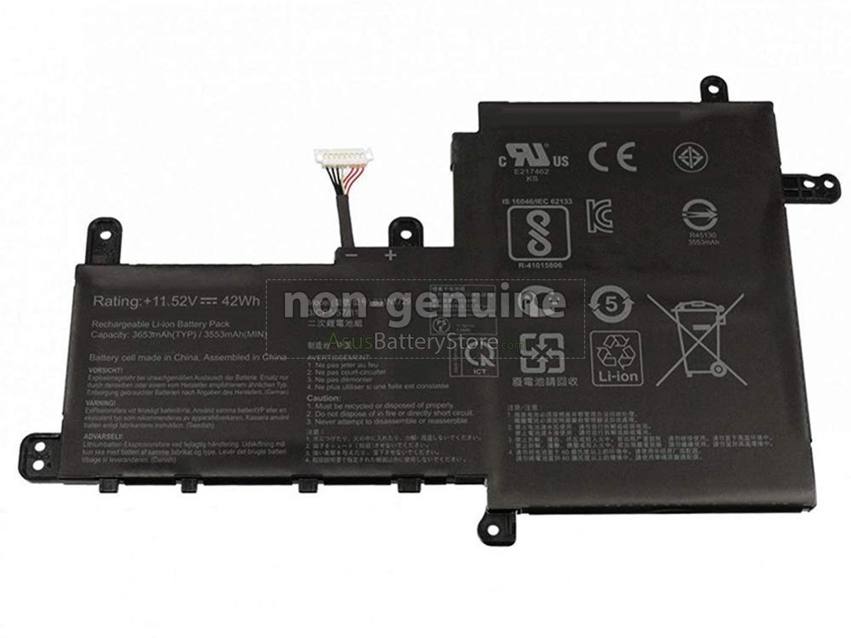 3 cells 11.52V 42Wh battery for Asus VivoBook S530UA-BQ371T
