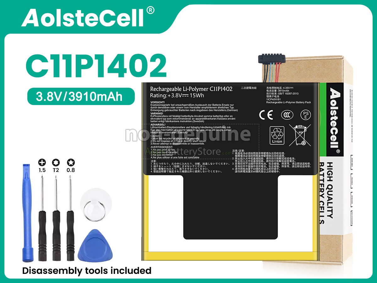 battery for Asus C11P1402