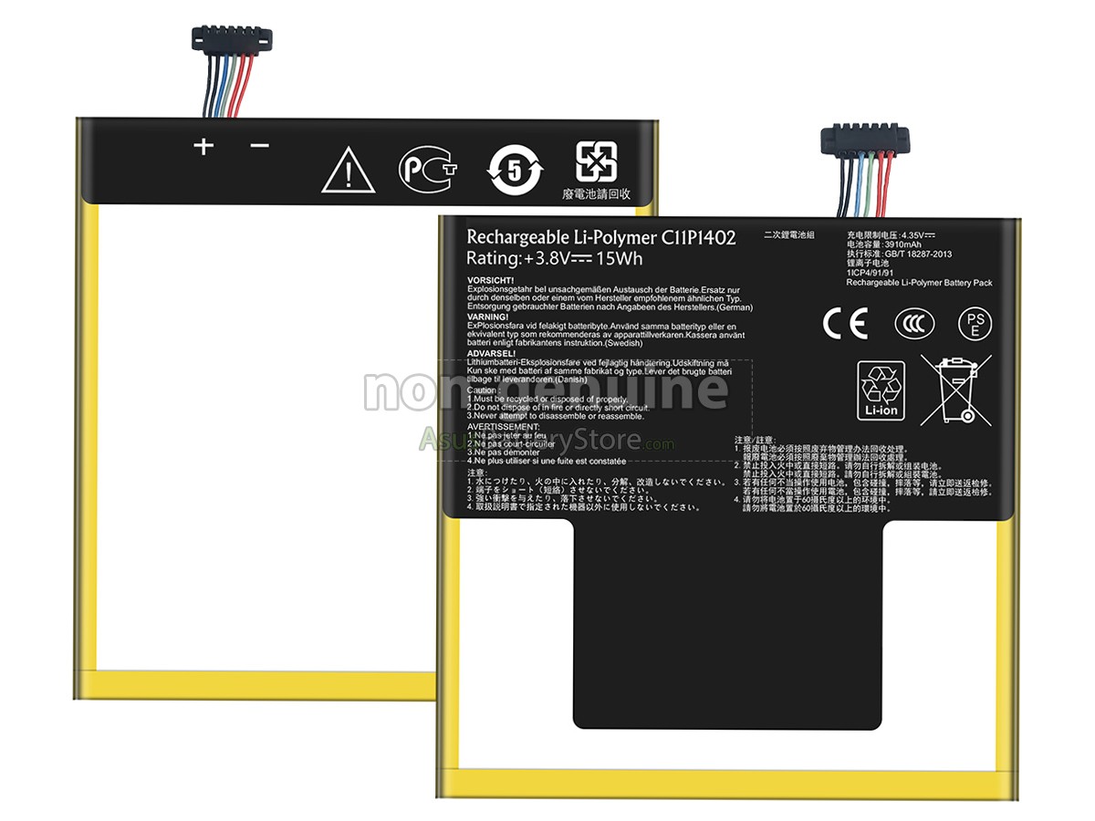 battery for Asus C11P1402