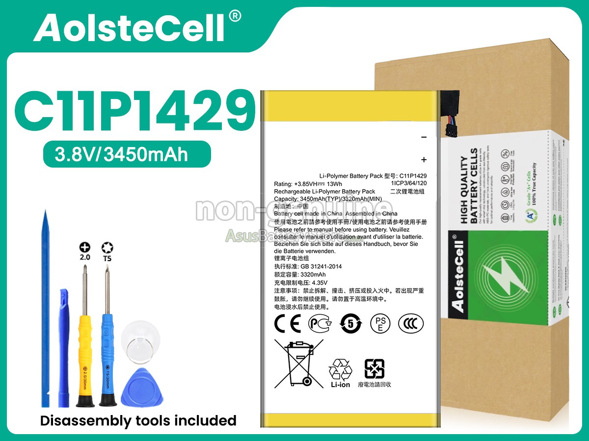 battery for Asus C11P1425