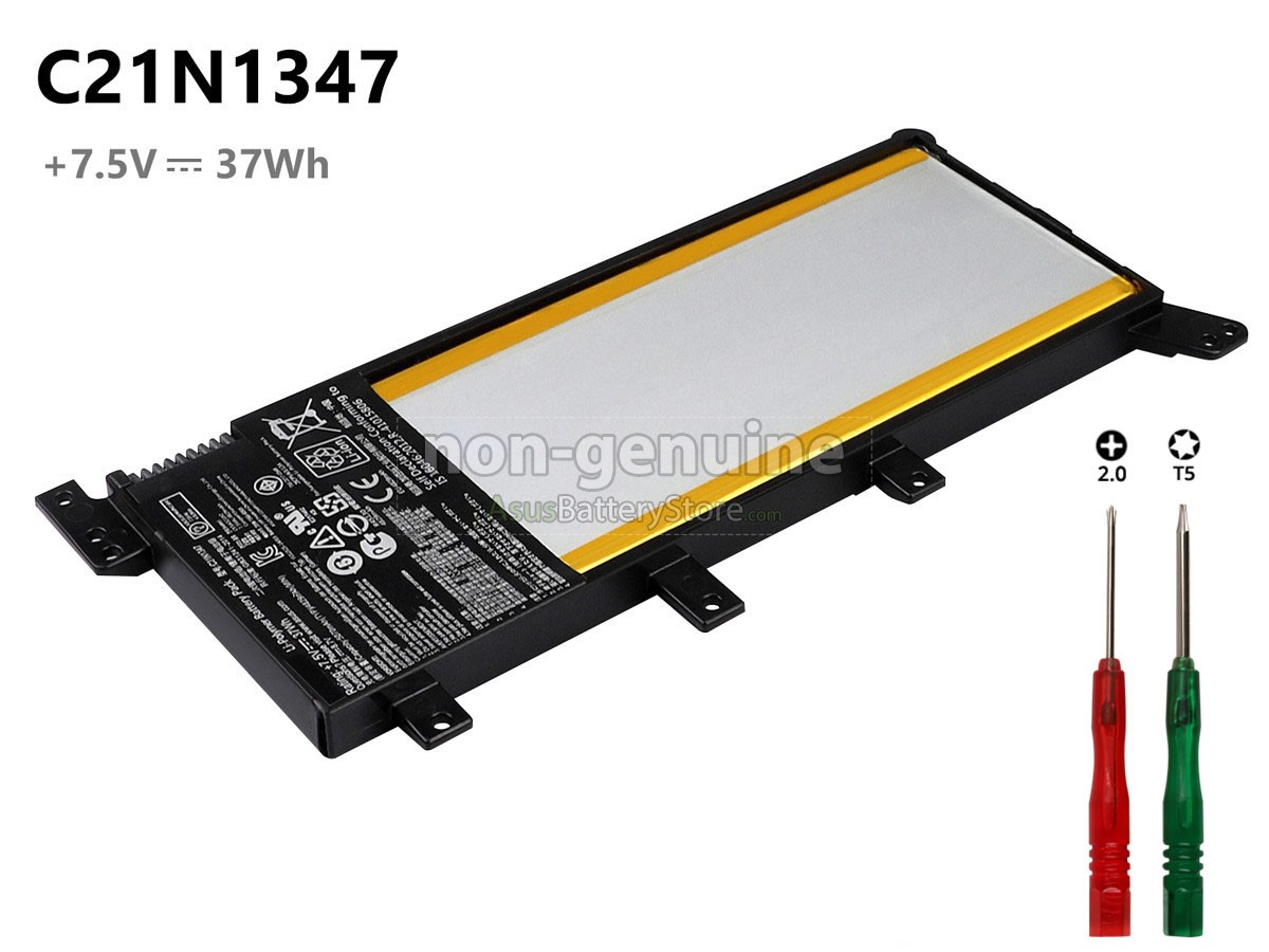 2 cells 7.5V 37Wh battery for Asus X555QA