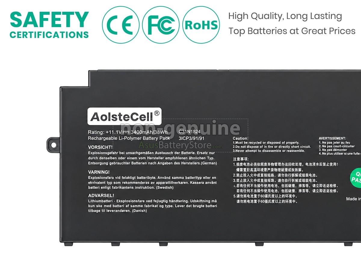 battery for Asus Chromebook C425TA-AJ0028
