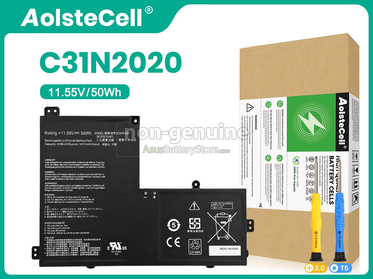 battery for Asus C31N2020(3ICP5/70/81)
