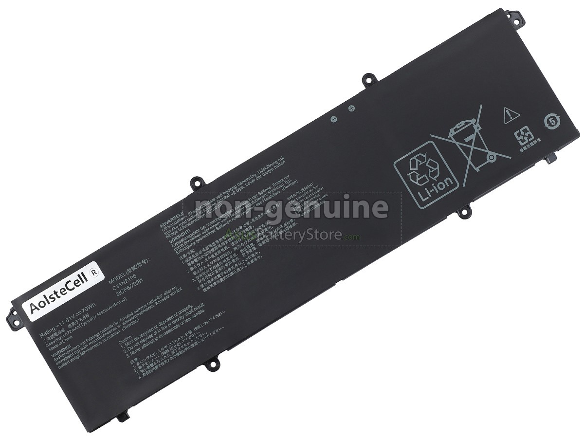 Asus VivoBook M1503QA L1056W Replacement Battery Pack AsusBatteryStore