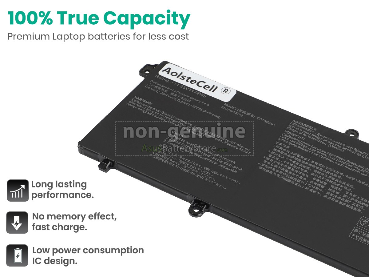 Asus VivoBook 15 X1504ZA-NJ1066W Replacement Battery Pack