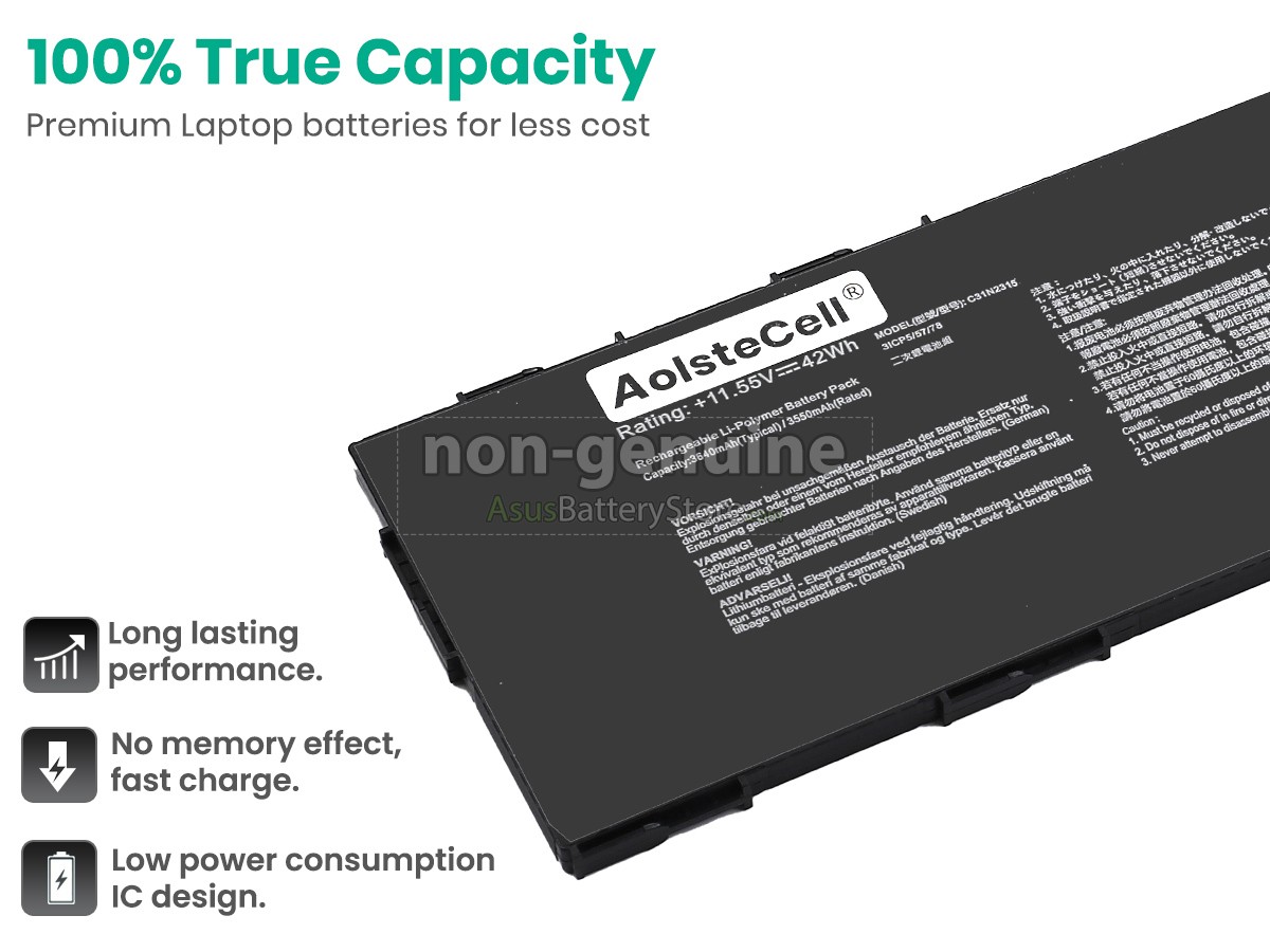 battery for Asus EXPERTBook P1 P1503CVA