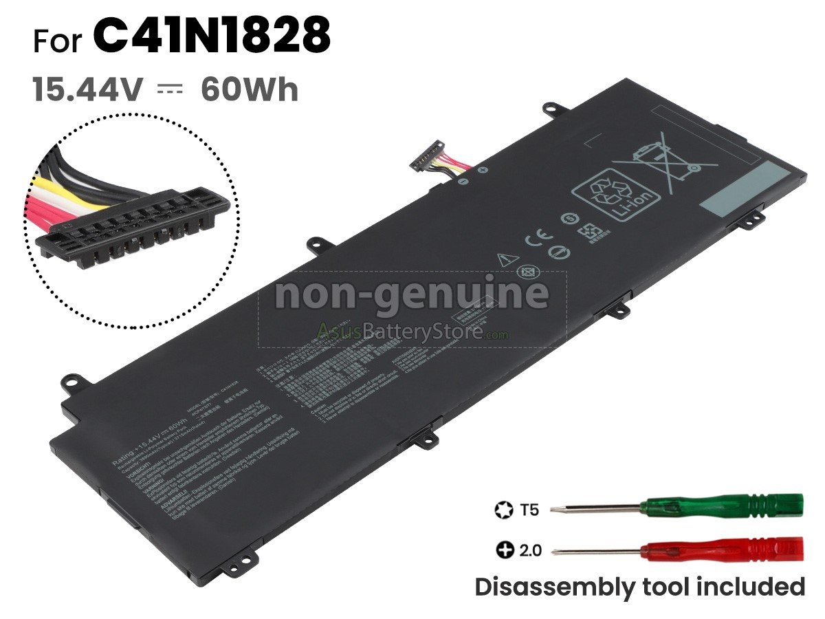 4 cells 15.44V 60Wh battery for Asus Rog ZEPHYRUS S GX531GWR