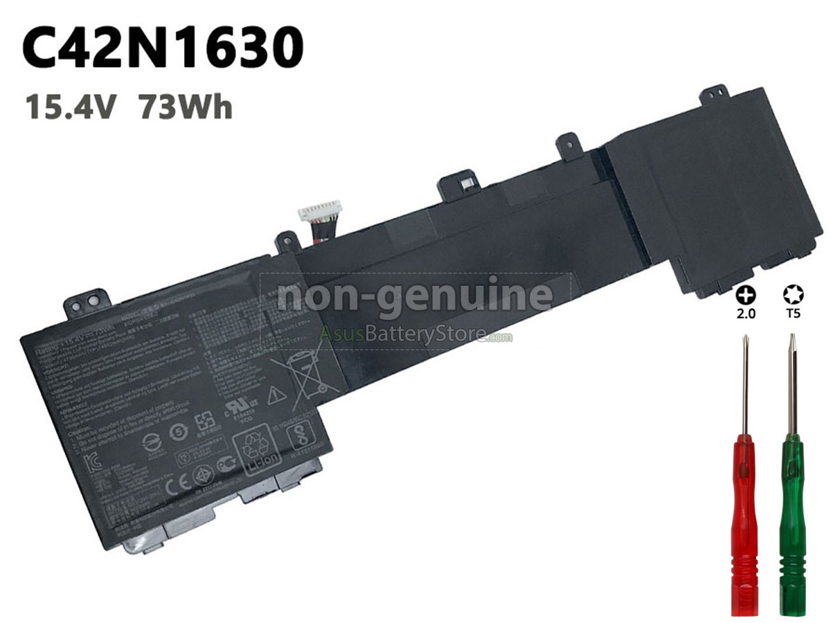4 cells 15.4V 73Wh battery for Asus ZenBook Pro UX550VE-XH71